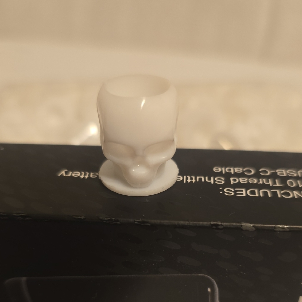 50 Pack White Skull Ink Cap For Tattoo ink